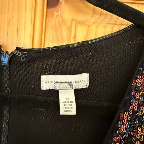 ML Monique Lhuillier jumpsuit sz 16 - Picture 5 of 5